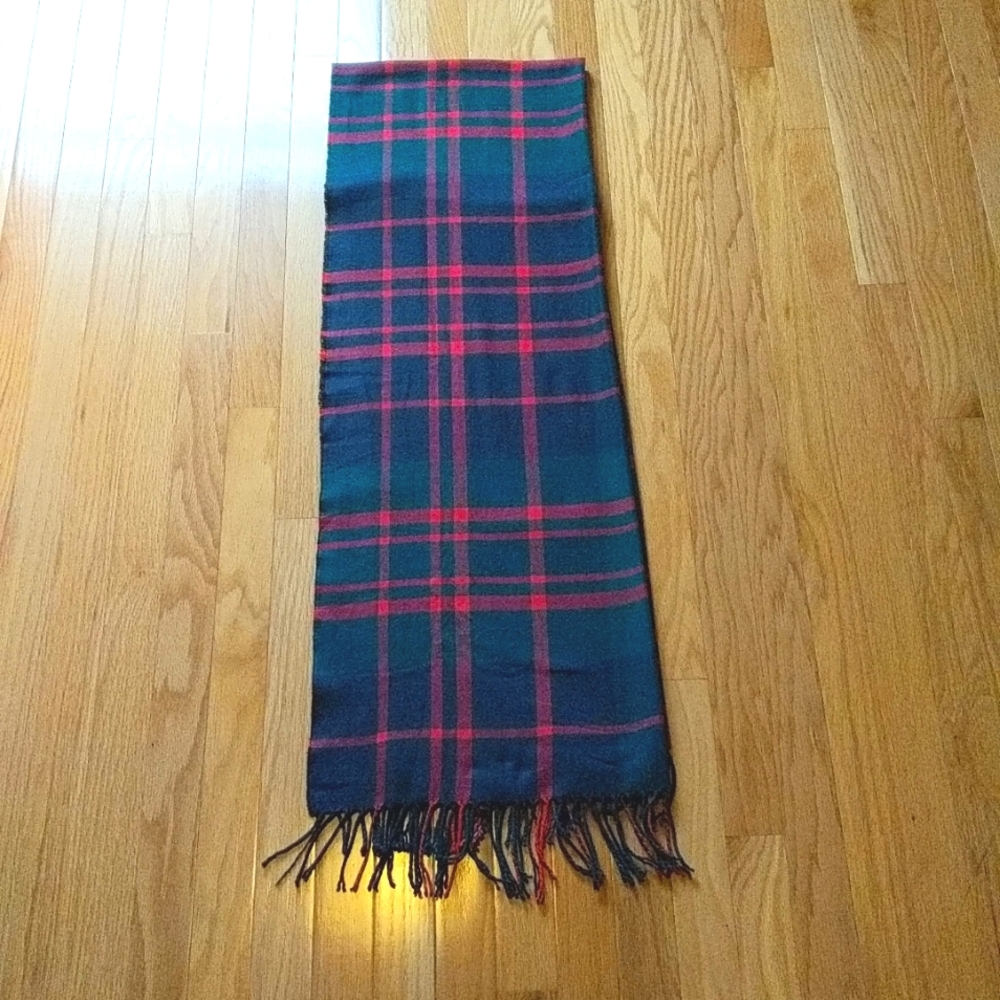 Women's J. Crew plaid scarf.